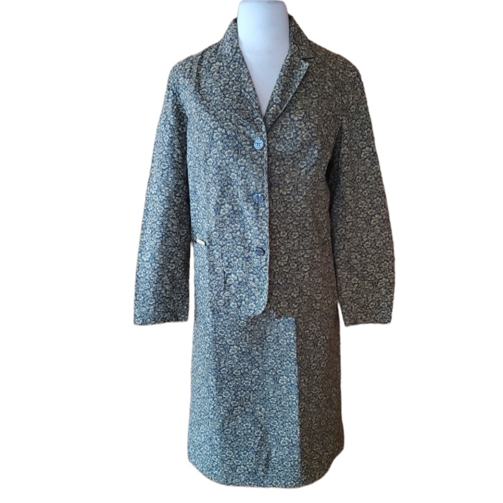 NWOT Vintage Jackfin‎ Floral Blazer w/ Matching Sk